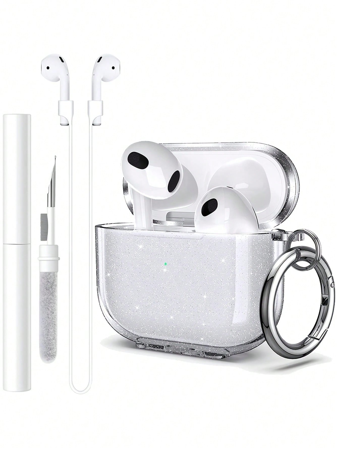Fashionable And Versatile Glittery Earphone Case