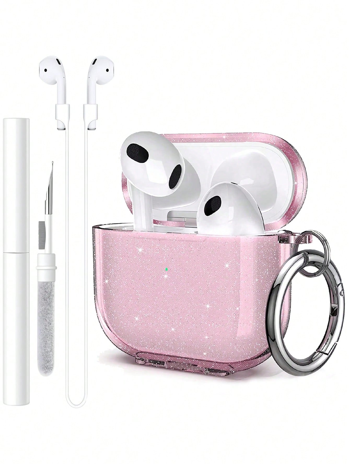 Fashionable And Versatile Glittery Earphone Case