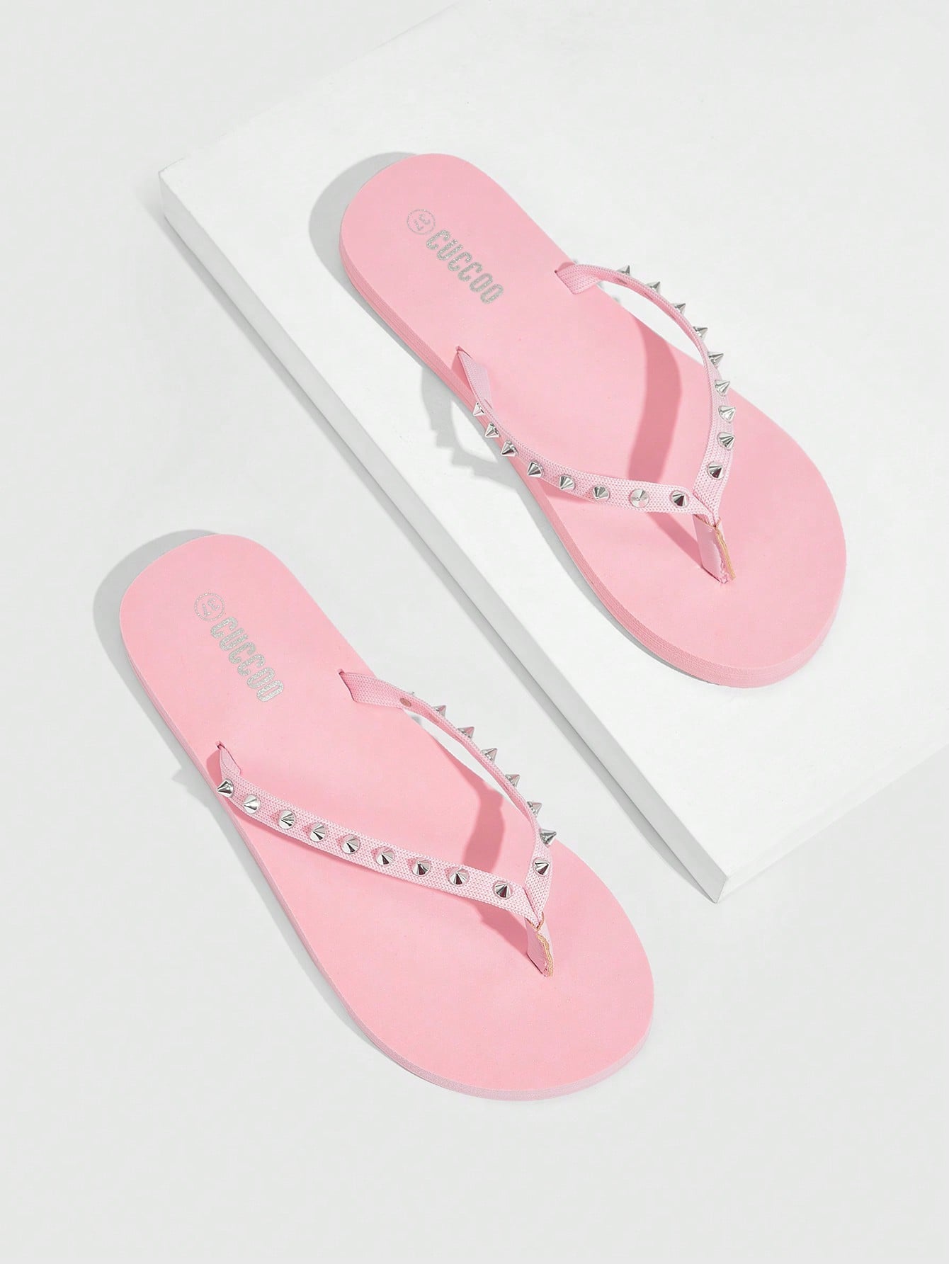Cuccoo Solid Color Slip-Resistant Women Summer Flip Flops