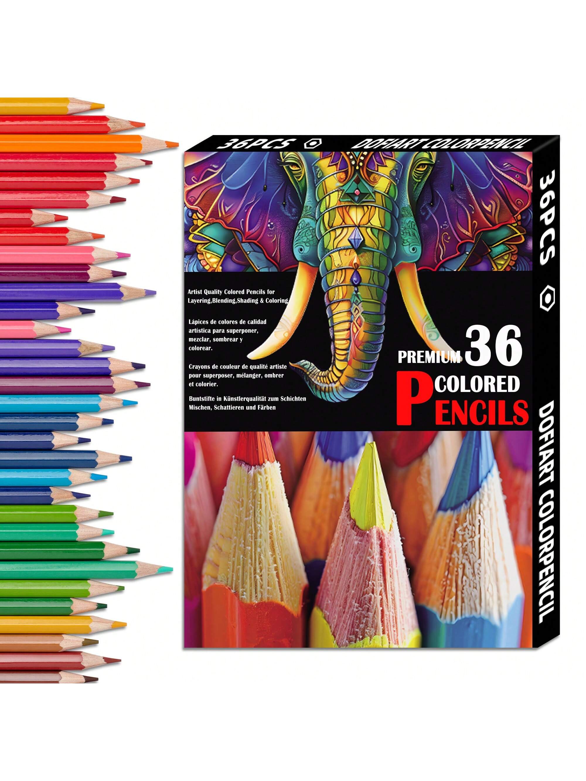 Colored Pencils,Set Of 24 Colors - Premium Quality Drawing And Coloring Pencils For Artists And Students - Rich And Smooth Colors -  And Easy To Sharpen - Ideal For Adult Coloring Books, Art Projects, And School Supplies - Great Gift For Artists, Students