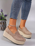 2024 Fall/Winter New Arrivals Women's Platform Loafers,  Rope Sole, Fashion Boat Shoes, Casual Slip-Ons