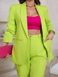 Plus Shawl Collar Open Front Blazer