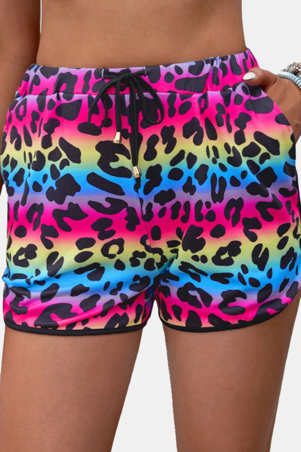 Camouflage Drawstrings Shorts