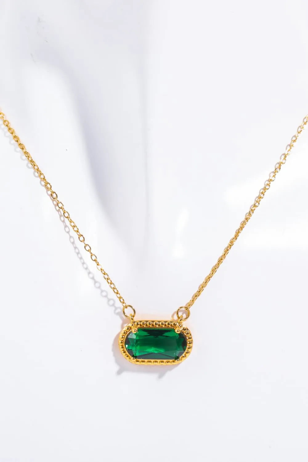 Copper 14K Gold-Plated Pendant Necklace