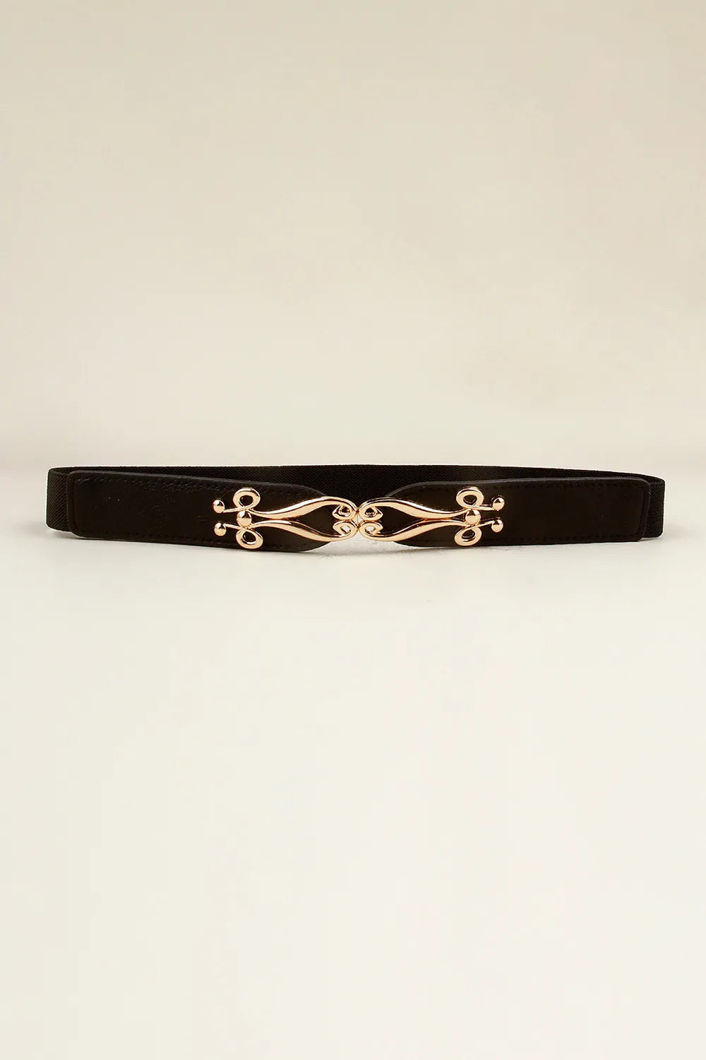 Alloy Buckle Elastic Belt