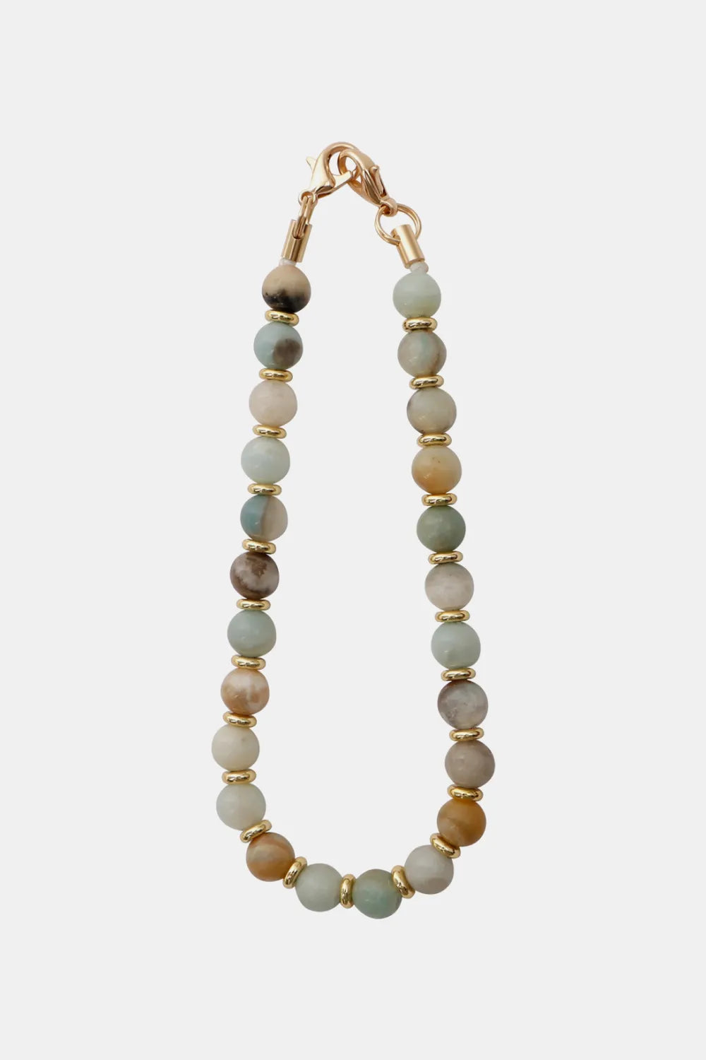 Beaded Natural Stone Key Chain