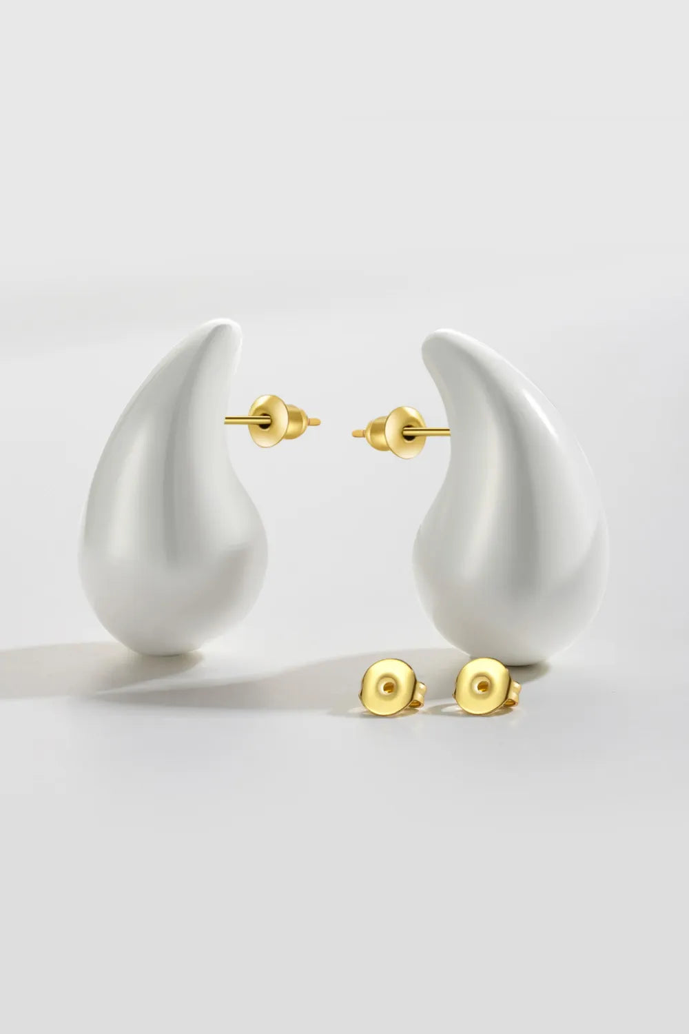 Big Size Water Drop Brass Earrings