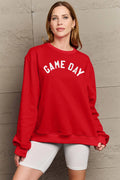 Simply Love Full Size GAME DAY Graphic Sweatshirt